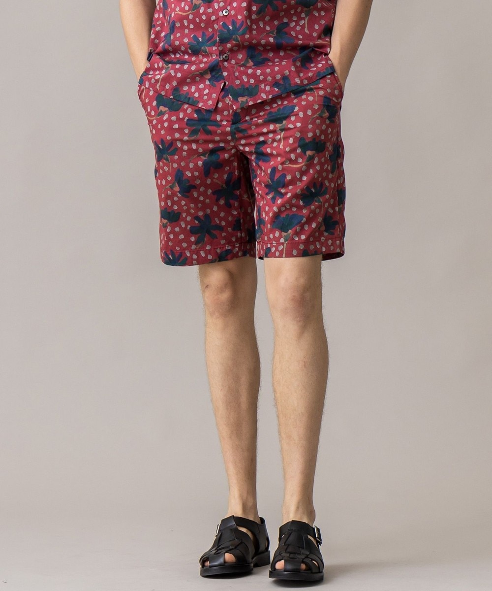 【オンワード】 JOSEPH MEN>パンツ リバティプリント ショートパンツ / バミューダ レッド 46 メンズ 【送料無料】