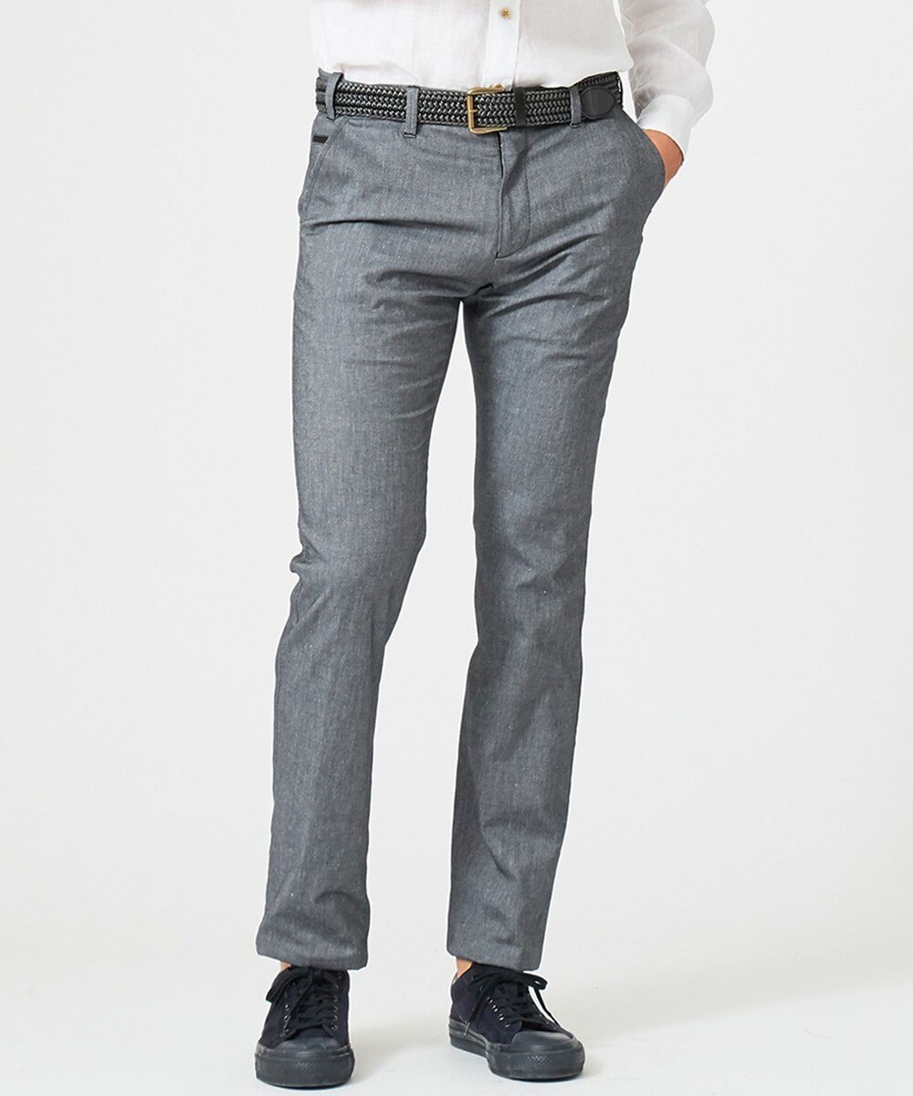 【オンワード】 JOSEPH ABBOUD>パンツ 【CAMBRIDGE】C/Liシャンブレーストレッチ パンツ カーキ 30 メンズ 【送料無料】