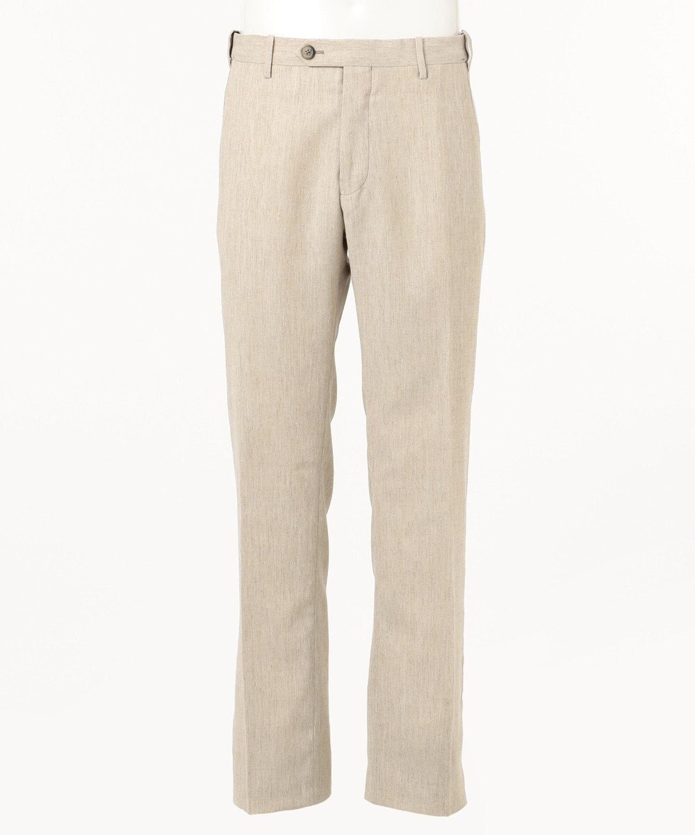 JOSEPH ABBOUD 【NEW BEDFORD】ドレープへリンボン パンツ 