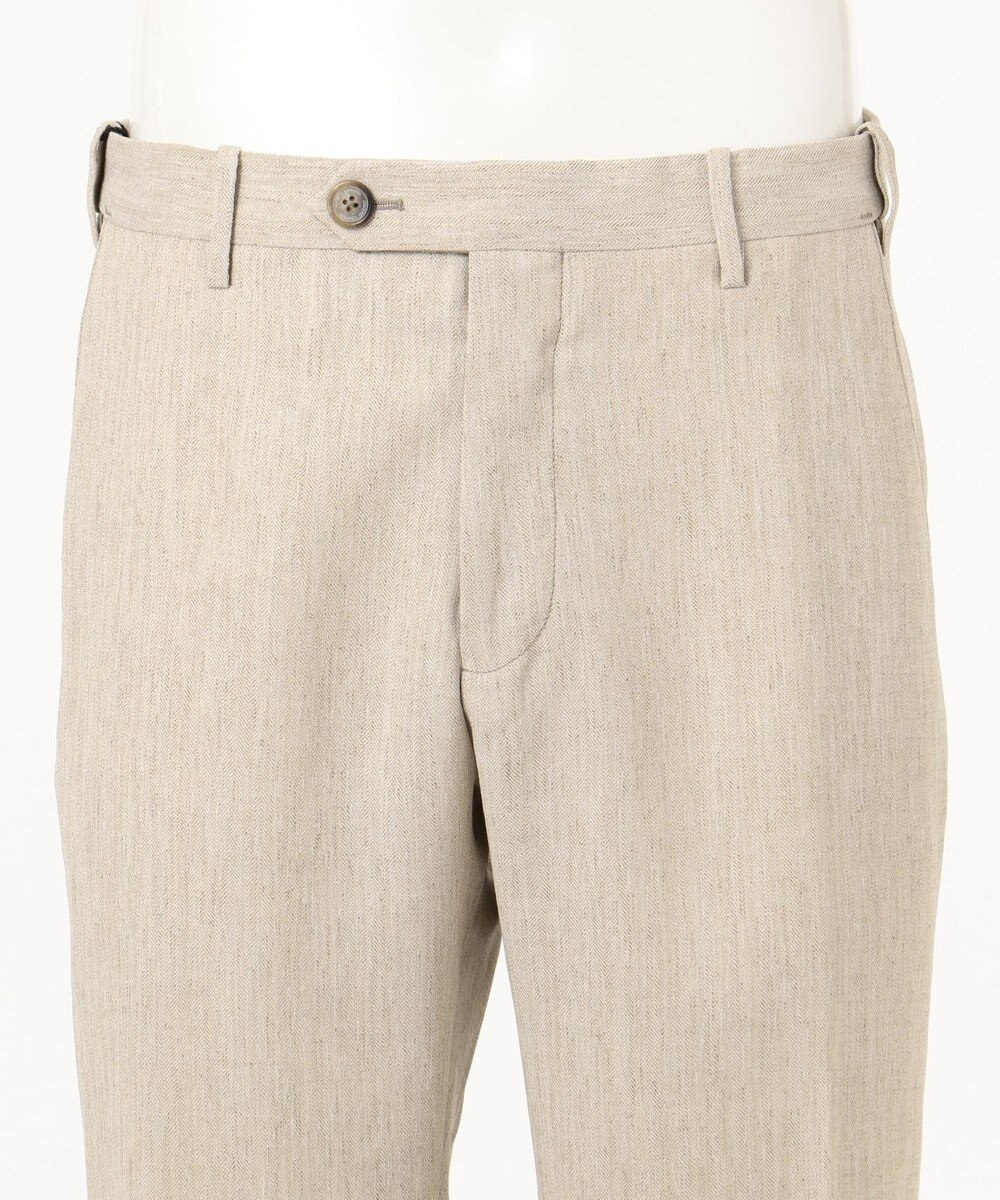 JOSEPH ABBOUD 【NEW BEDFORD】ドレープへリンボン パンツ 