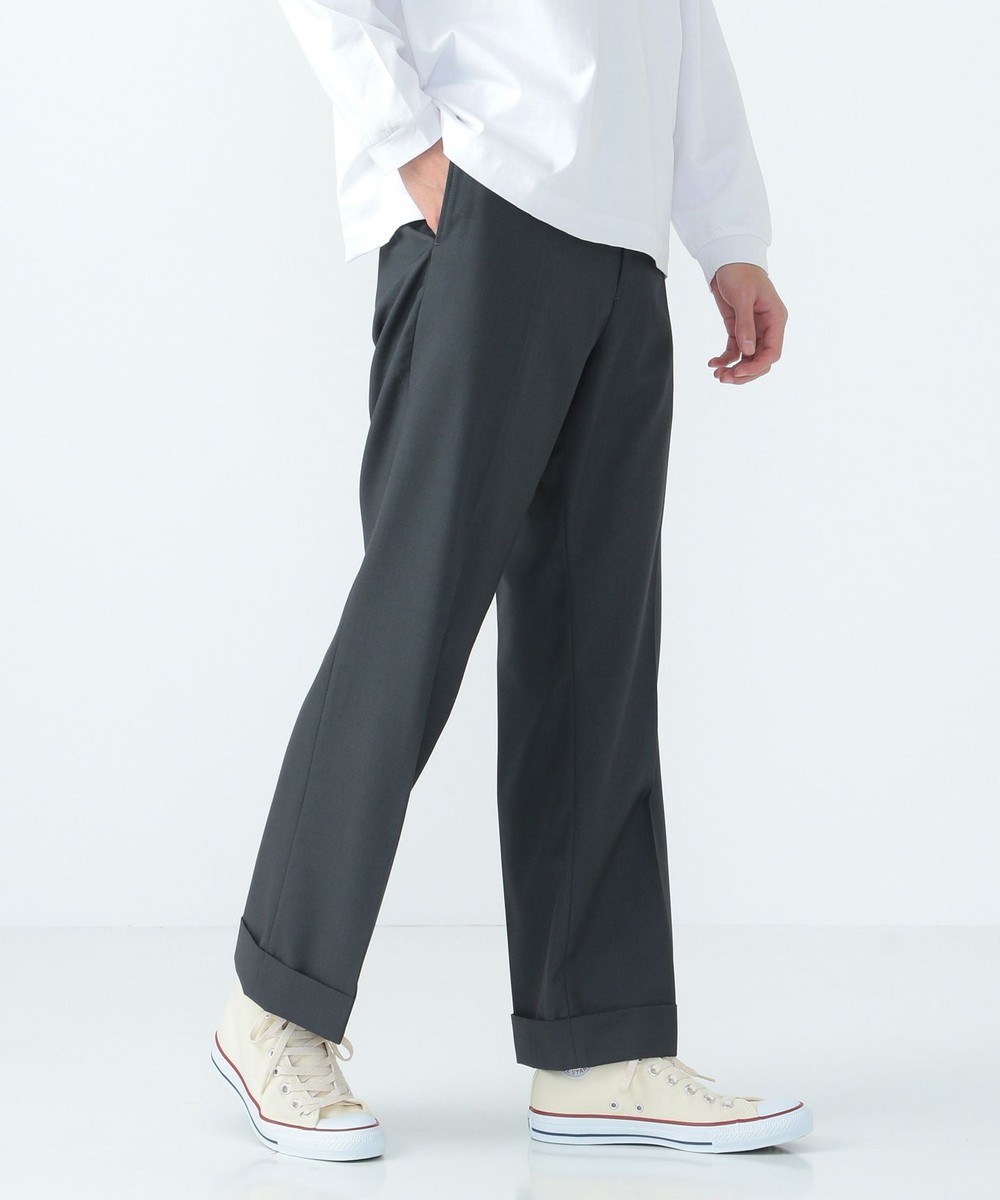 【オンワード】 SHARE PARK MENS>パンツ ワイドストレートトラウザー グレー 2 メンズ 【送料無料】