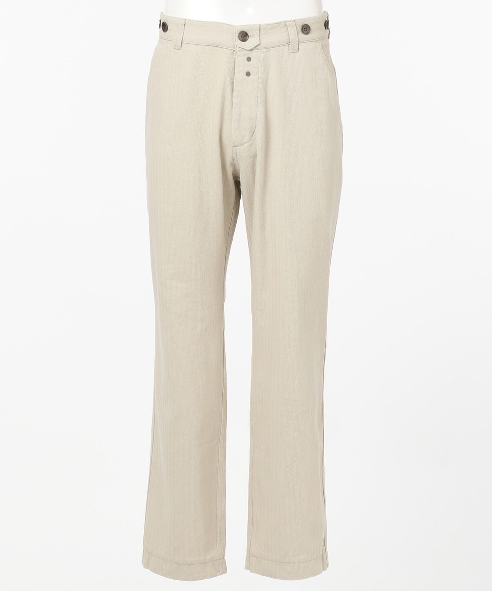 【オンワード】 SHARE PARK MENS>パンツ ヘリンボンワークトラウザー アイボリー 1 メンズ 【送料無料】