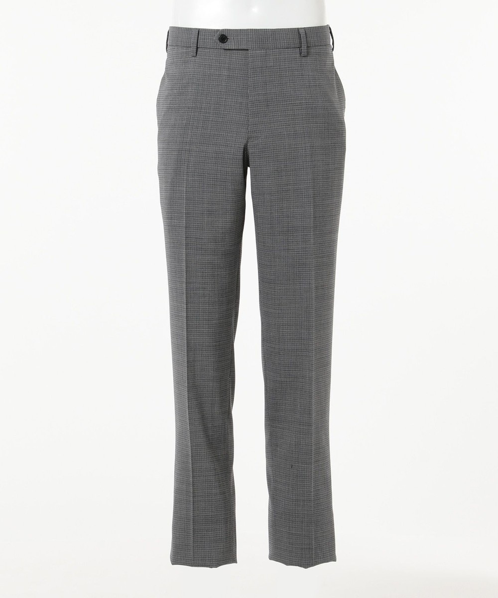 【オンワード】 J.PRESS MEN>パンツ 【洗える】ガンクラブチェックストレッチ スラックス / ノータック ライトグレー 76 メンズ 【送料無料】