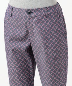23区GOLF 【WOMEN】【ストレッチ】水引モチーフプリント ギャバ パンツ