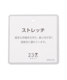 23区GOLF 【WOMEN】【ストレッチ】水引モチーフプリント ギャバ パンツ