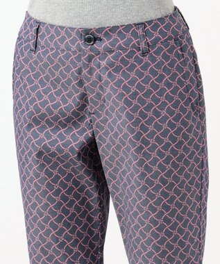 23区GOLF 【WOMEN】【ストレッチ】水引モチーフプリント ギャバ パンツ ネイビー系5