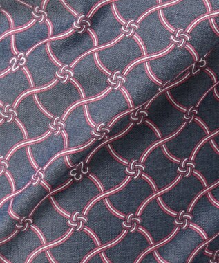 23区GOLF 【WOMEN】【ストレッチ】水引モチーフプリント ギャバ パンツ ネイビー系5