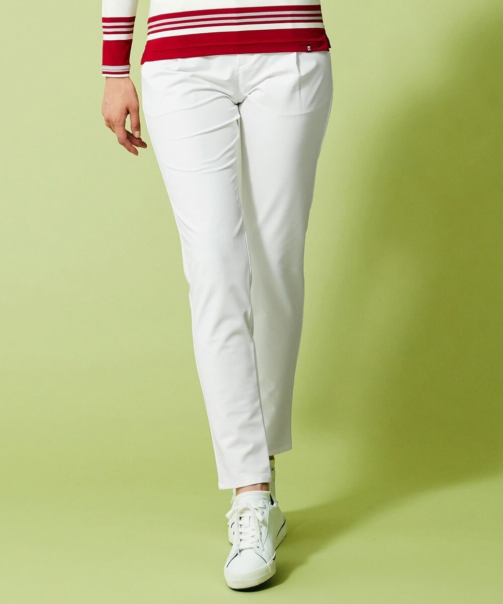 【オンワード】 23区GOLF>パンツ 【WOMEN】【4WAYストレッチ】ソフトテーパードパンツ ホワイト 2 レディース 【送料無料】