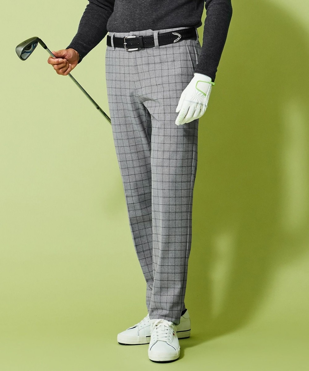 【オンワード】 23区GOLF>パンツ 【MEN】【ストレッチ】チェルビック 柄パンツ グレー 94 メンズ 【送料無料】