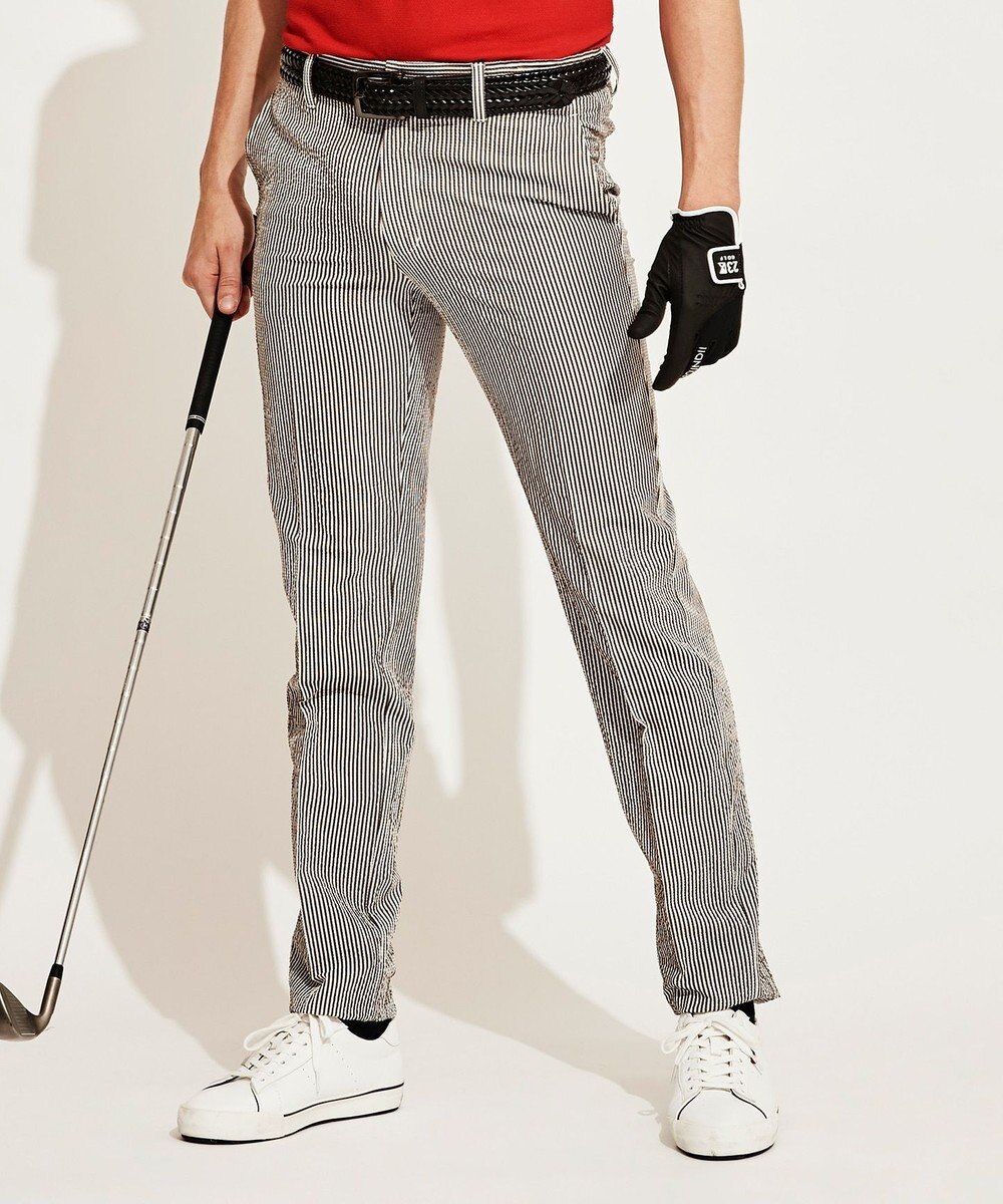 MEN】【ストレッチ】サッカーストライプパンツ / 23区GOLF