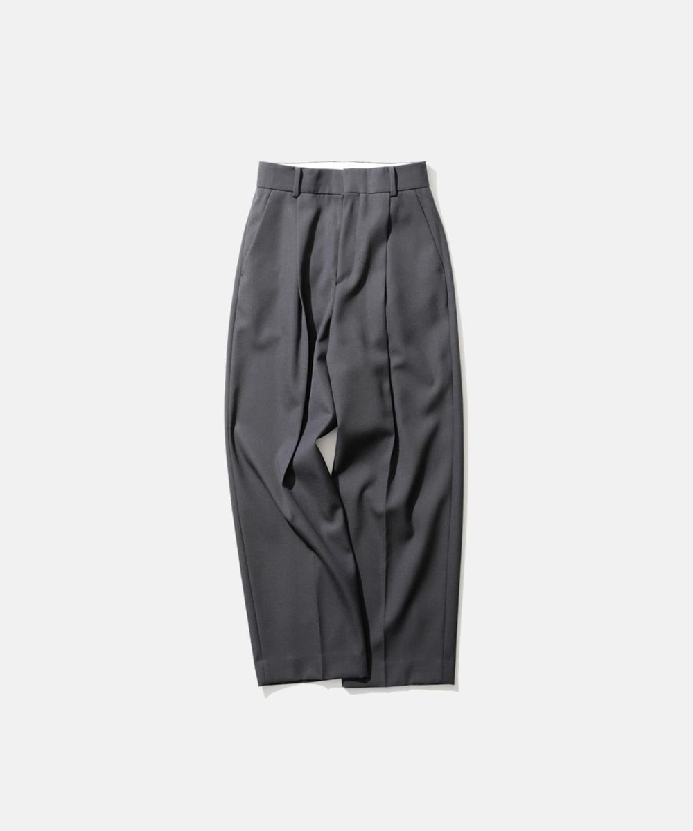 【オンワード】 ATON>パンツ BACK SATIN ワイドパンツ CHARCOAL GRAY 00 レディース 【送料無料】