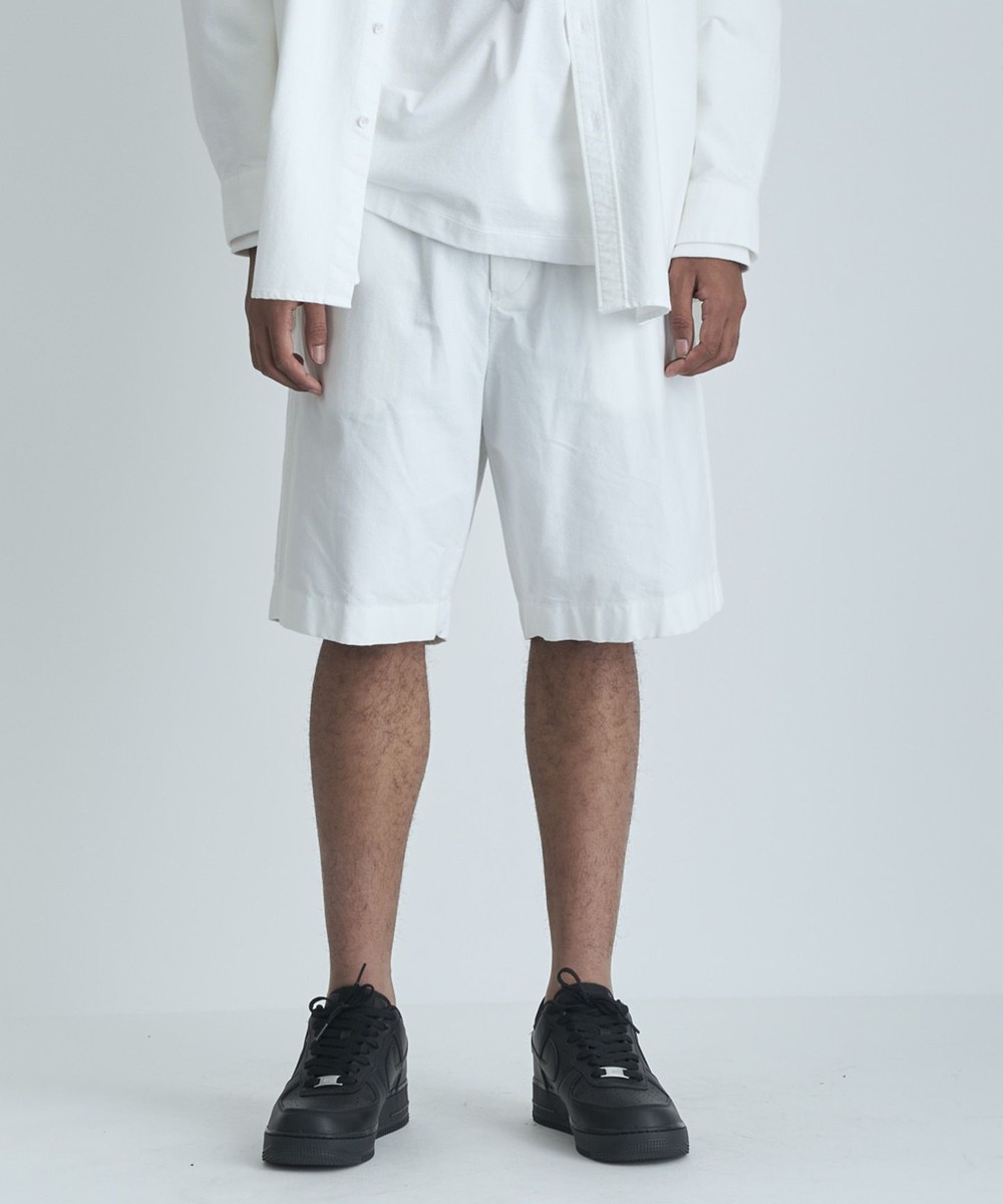 【オンワード】 ATON>パンツ HEAVY COTTON トレーニングショートパンツ - UNISEX WHITE 02 レディース 【送料無料】