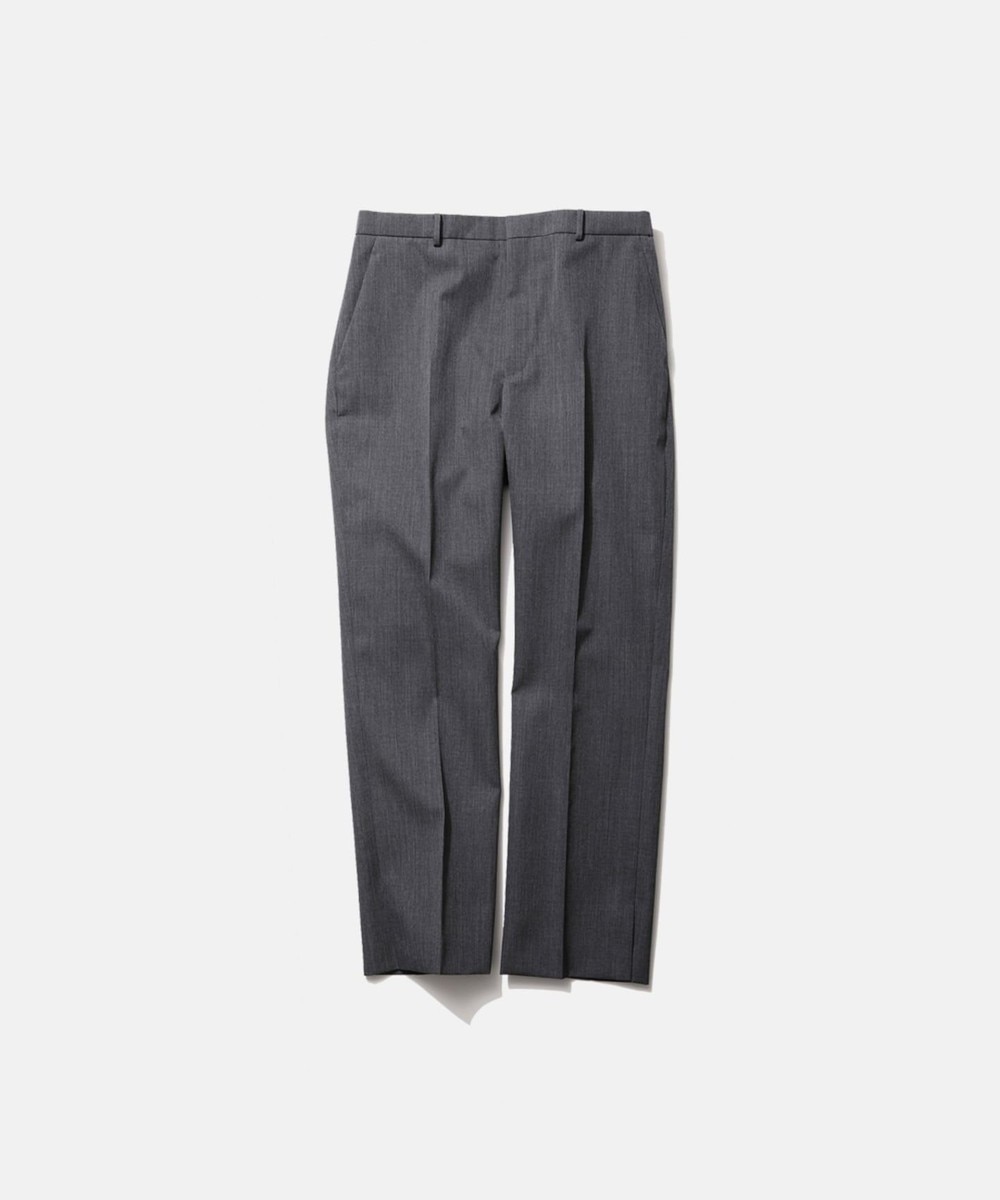 【オンワード】 ATON>パンツ WOOL GABADINE ストレートパンツ MIDDLE GRAY 01 レディース 【送料無料】