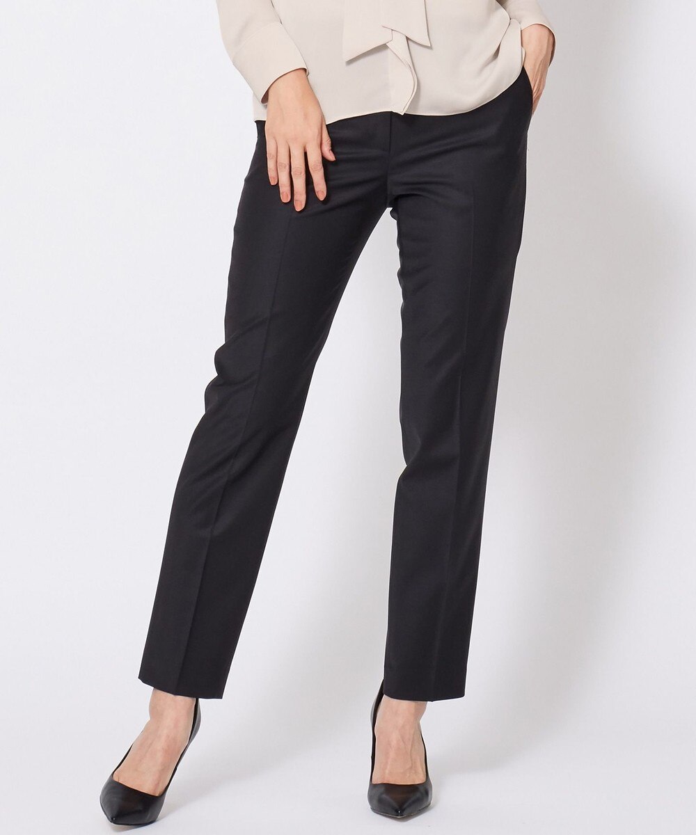 【オンワード】 ICB L>パンツ 【セットアップ対応】Bahariye クロップドパンツ ブラック 42 レディース 【送料無料】