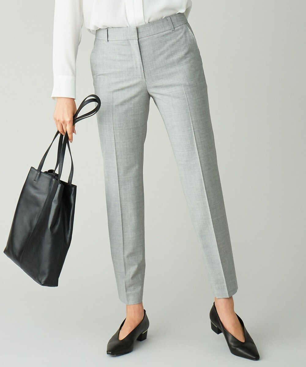 【オンワード】 ICB L>パンツ 【セットアップ対応】Bahariye テーパードパンツ ネイビーストライプ 40 レディース 【送料無料】