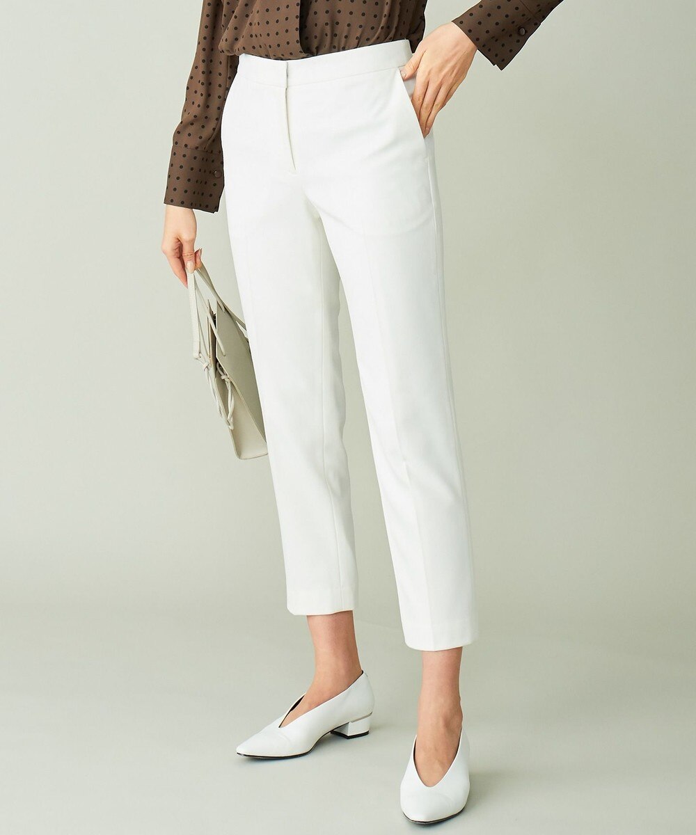 【オンワード】 ICB L>パンツ 【マガジン掲載】StablePeach スティックパンツ(番号CN26) アイボリー 42 レディース 【送料無料】