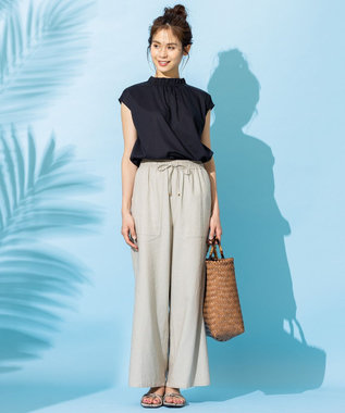 洗える 麻レーヨンマット ワイドパンツ Any Fam ファッション通販 公式通販 オンワード クローゼット 洗える 麻レーヨンマット ワイドパンツ Any Fam ファッション通販 公式通販 オンワード クローゼット