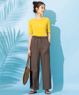 洗える 麻レーヨンマット ワイドパンツ Any Fam ファッション通販 公式通販 オンワード クローゼット 洗える 麻レーヨンマット ワイドパンツ Any Fam ファッション通販 公式通販 オンワード クローゼット