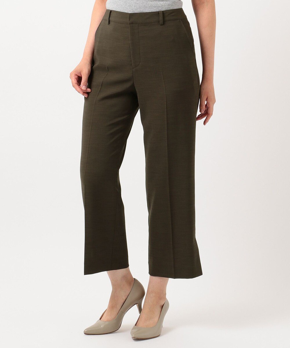 【オンワード】 J.PRESS LADIES S>パンツ 【洗える】ドライタッチツイルストレッチ パンツ ダークブラウン P5 レディース 【送料無料】