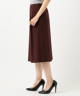 J.PRESS LADIES 【洗える】リラクシオンツイル キュロットパンツ ワイン系