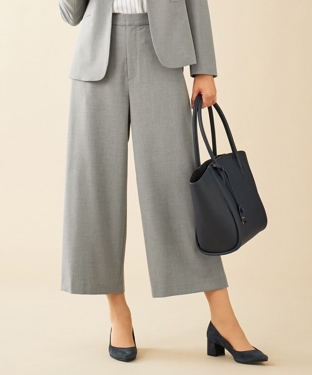 【オンワード】 J.PRESS LADIES S>パンツ 【洗える】TR コンフォート ワイドパンツ ベージュ P7 レディース 【送料無料】