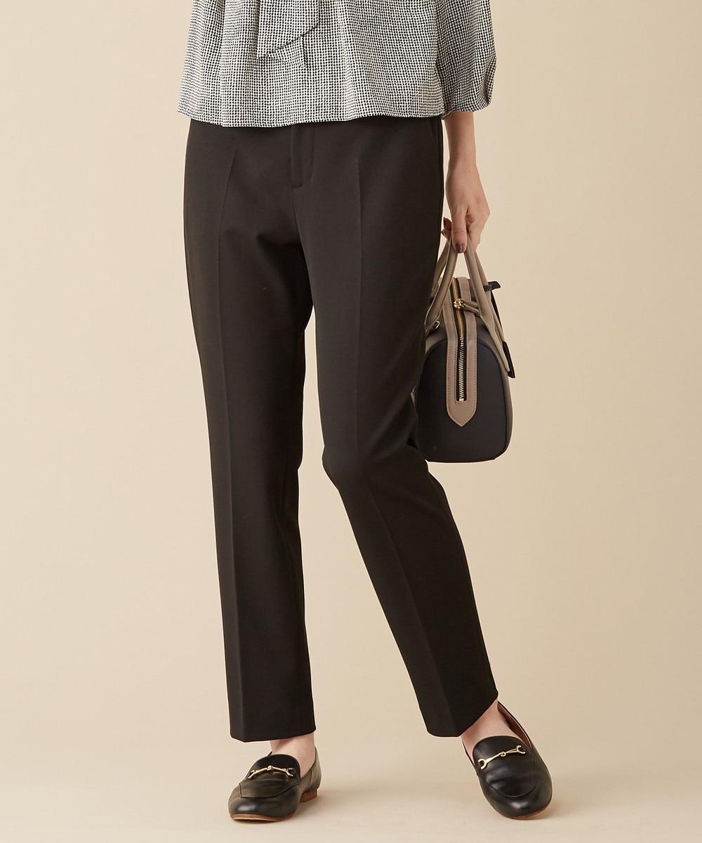 【オンワード】 J.PRESS LADIES S>パンツ 【洗える】40/2NEWESTバックピーチ テーパード パンツ キャメル P7 レディース 【送料無料】