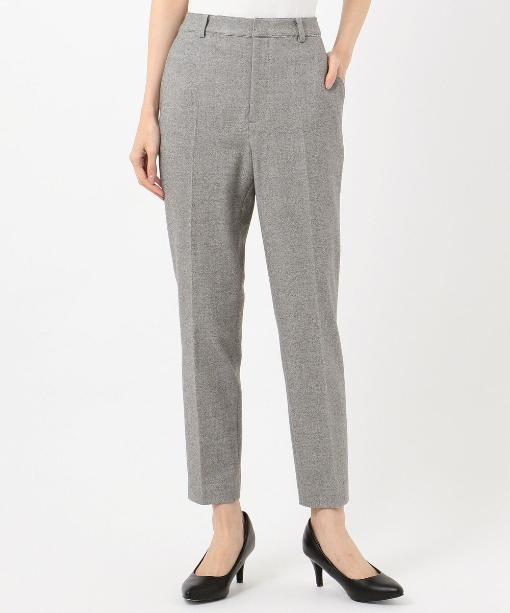 【オンワード】 J.PRESS LADIES>パンツ 【洗える】チェルビック テーパードパンツ ライトグレー 9 レディース 【送料無料】