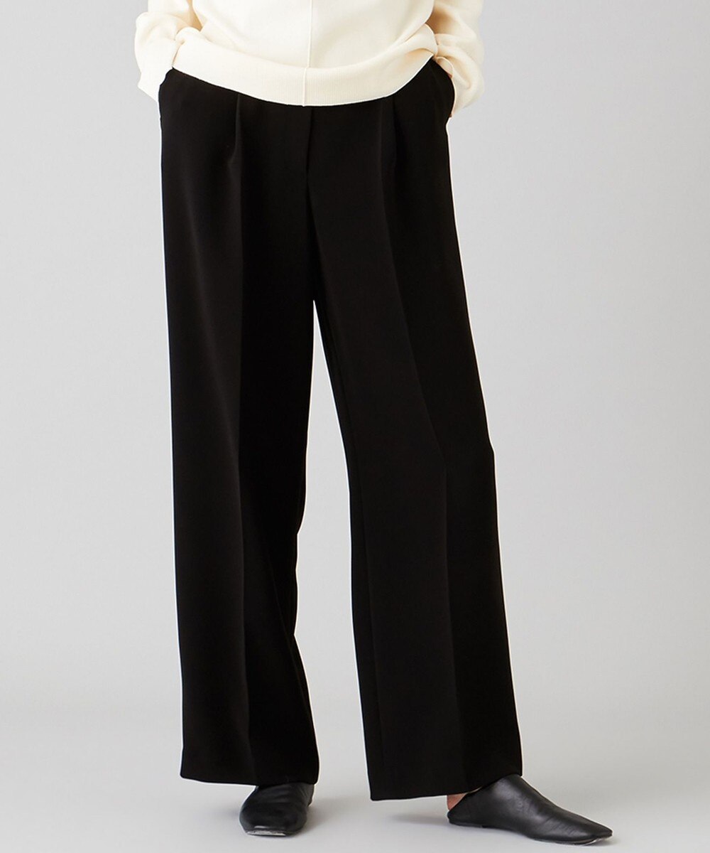 【オンワード】 JOSEPH>パンツ グレインドフルー ワイドパンツ ブラウン 40 レディース 【送料無料】