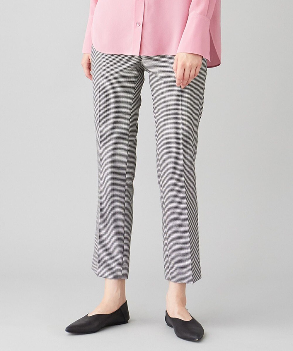 【オンワード】 JOSEPH>パンツ サキソニーハウンドトゥース / テーパードパンツ ライトグレー 34 レディース 【送料無料】
