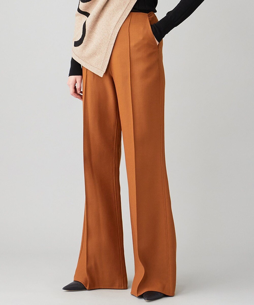 【オンワード】 JOSEPH>パンツ ストレッチダブルフェイス パンツ キャメル 34 レディース 【送料無料】