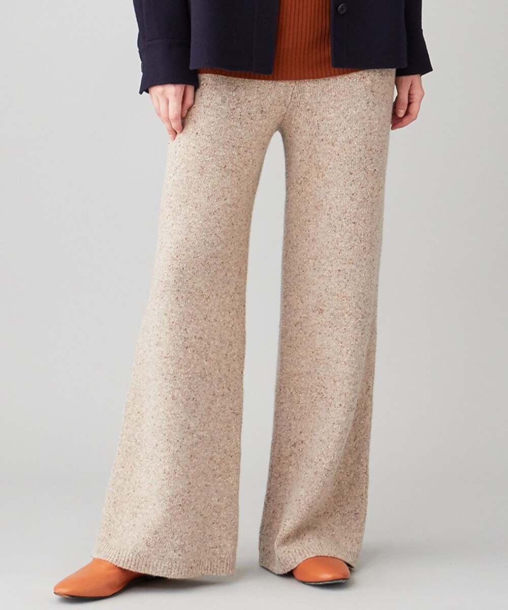 【オンワード】 JOSEPH>パンツ 【WEB&限定店のみ】ツイードニット パンツ ベージュ S レディース 【送料無料】