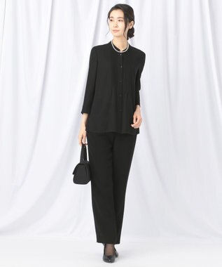 自由区 FORMAL 【セットアップ対応】NOIE15平二重 パンツ ブラック系