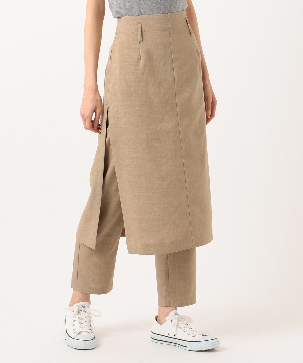【オンワード】 SHARE PARK LADIES>パンツ リネンライクスカートパンツ ベージュ 0 レディース 【送料無料】