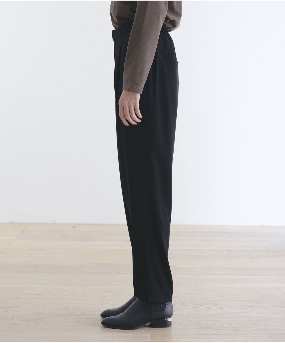 #Newans 【洗える】ジョーゼットテーパードパンツ 