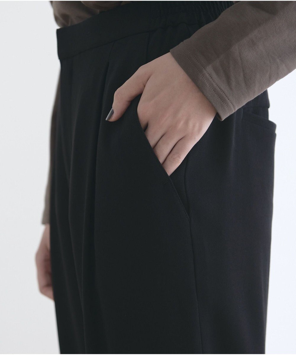 #Newans 【洗える】ジョーゼットテーパードパンツ 