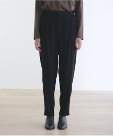 #Newans 【洗える】ジョーゼットテーパードパンツ