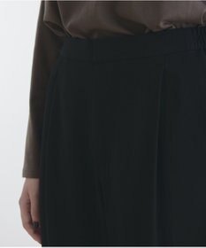 #Newans 【洗える】ジョーゼットテーパードパンツ