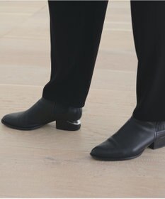 #Newans 【洗える】ジョーゼットテーパードパンツ