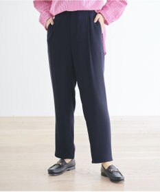 #Newans 【洗える】ジョーゼットテーパードパンツ