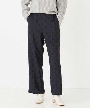 洗える 大人可愛い クラシカルドットプリントパンツ Newans ファッション通販 公式通販 オンワード クローゼット