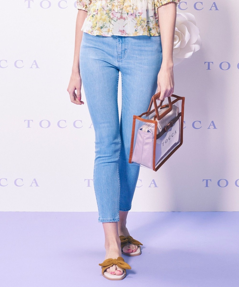 【オンワード】 TOCCA>パンツ 【TOCCA LAVENDER】Zero Cotton Denim パンツ サックスブルー 0 レディース 【送料無料】