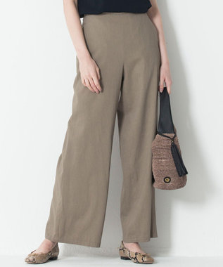 洗える リネンヴィスコース ストレッチ ワイドパンツ 23区 S ファッション通販 公式通販 オンワード クローゼット 洗える リネンヴィスコース ストレッチ ワイドパンツ 23区 S ファッション通販 公式通販 オンワード クローゼット