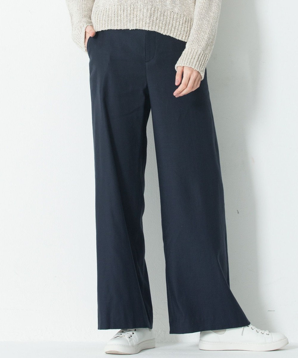 洗える】Vintege Soft Twill ワイドパンツ / 23区 S | ファッション