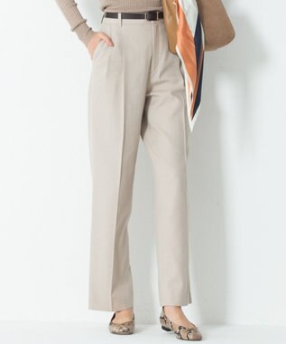 ウールリネンツイル ワイドタック パンツ 23区 ファッション通販 公式通販 オンワード クローゼット