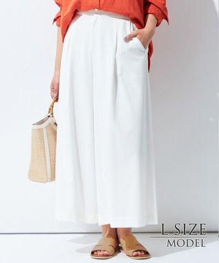 Lサイズ 一部店舗限定 2wayギャバ ガウチョ パンツ 23区 L ファッション通販 公式通販 オンワード クローゼット