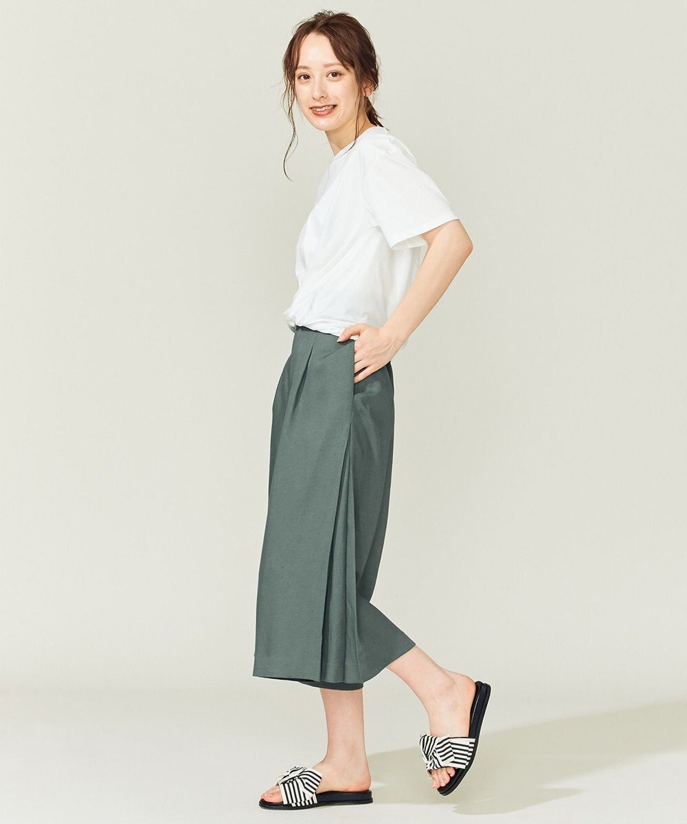 Rythme Kumikyoku トリアセリネン ガウチョパンツ 組曲ファッション通販 公式通販 オンワード クローゼット