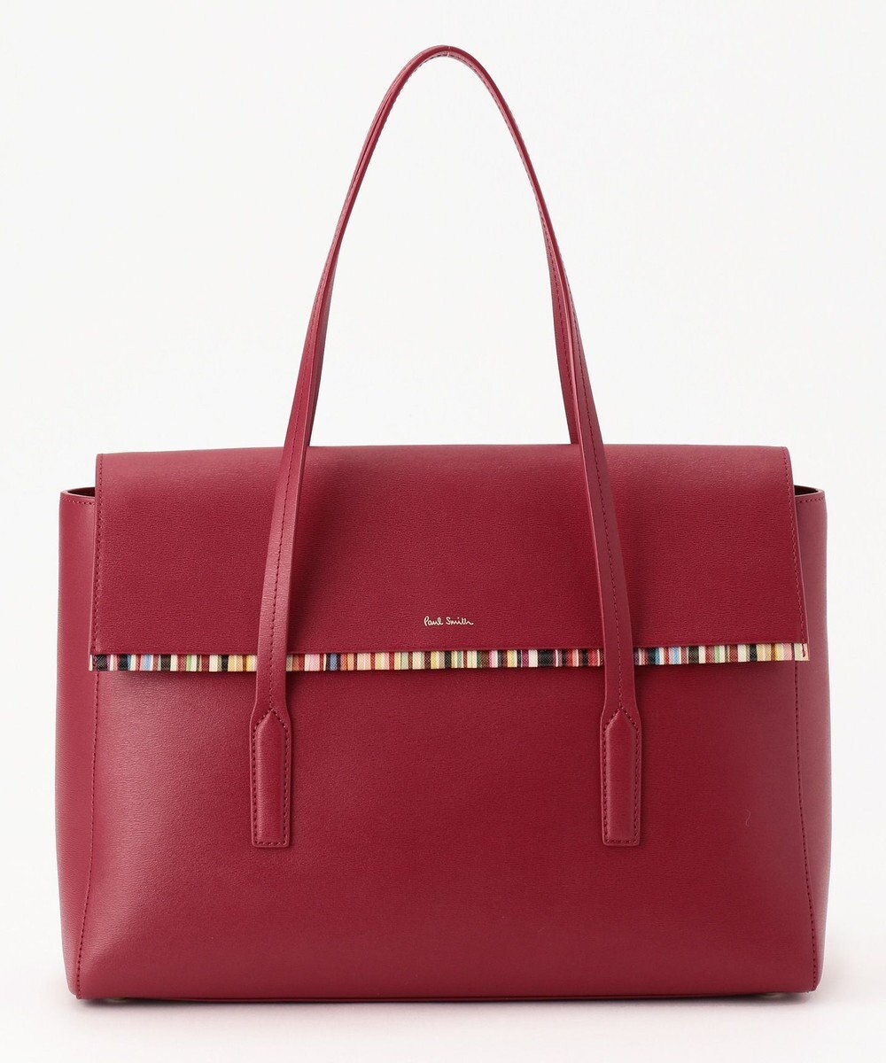 クロスオーバーストライプ トートバッグ フラップ付き Paul Smith ファッション通販 公式通販 オンワード クローゼット
