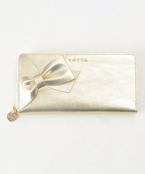 SPARKLE RIBBON TRIFOLD WALLET 三つ折り財布 / TOCCA | ファッション