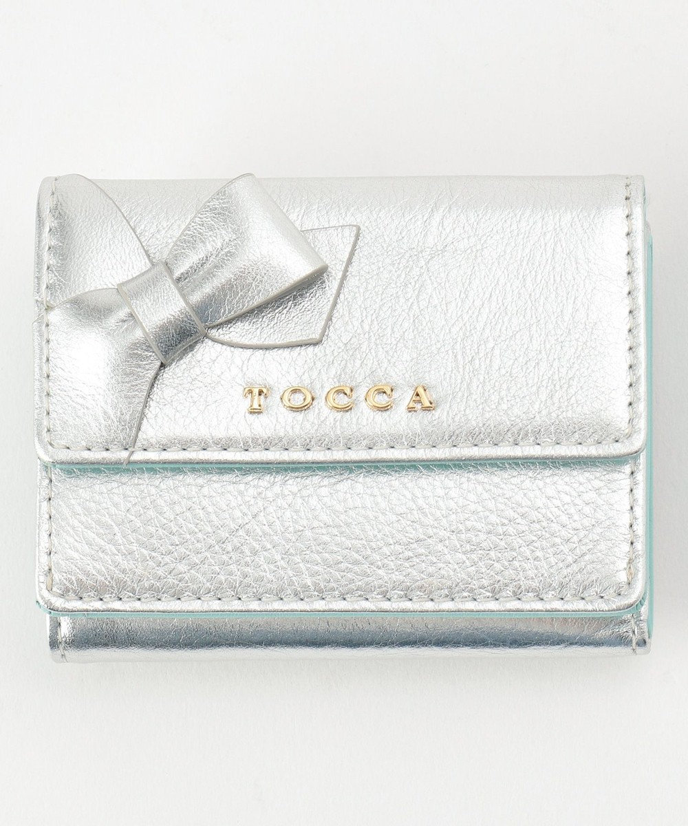 SPARKLE RIBBON TRIFOLD WALLET 三つ折り財布 / TOCCA | ファッション 