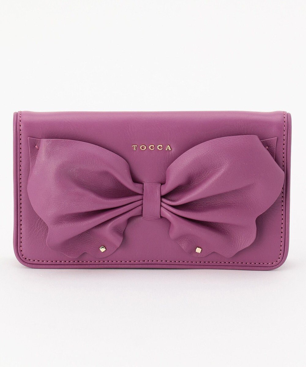 TOCCA BUTTERFLY RIBBON CROSSBODY WALLET 財布 ピンク系